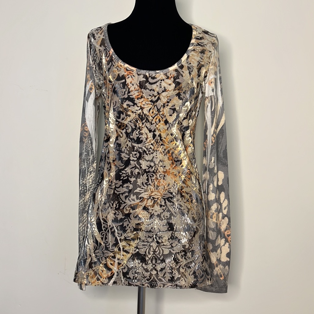 Daytrip Chain Print Longsleeve Top M